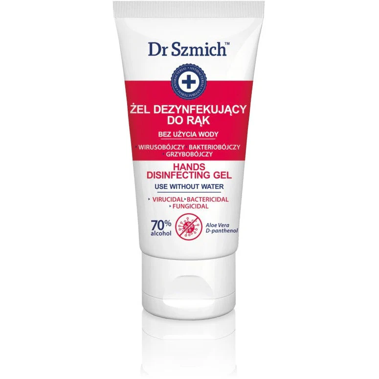 Dr Szmich Hand Sanitising Gel - 50ml - 70% Alcohol - BOX OF 12 - Image 2