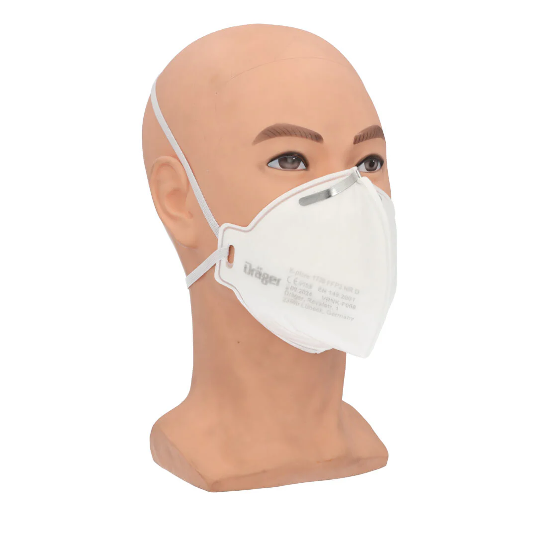 Drager FFP3 Unvalved Respirator Mask - Box of 20 - Image 3