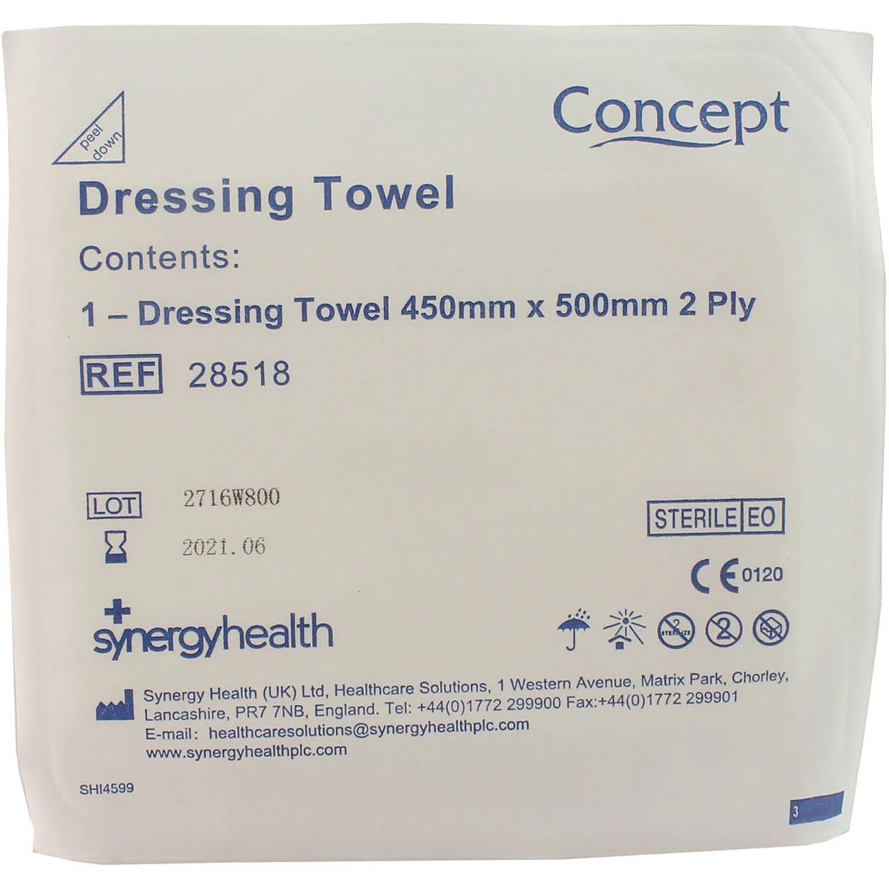 Dress Towel 43 x 38cm - 2ply D-W - Image 2