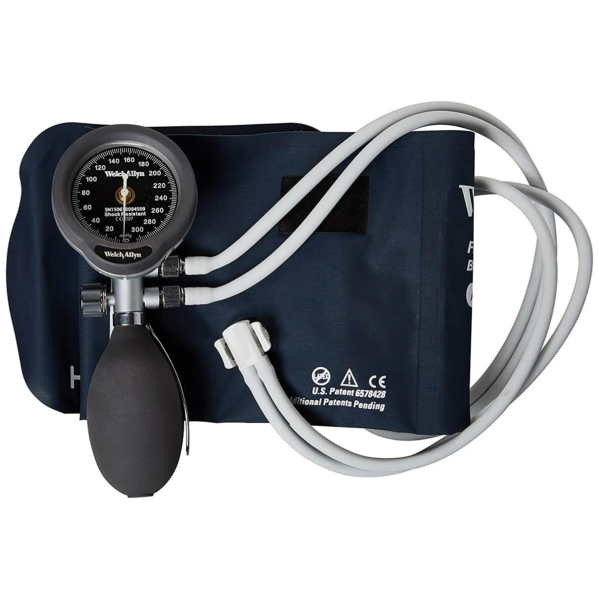 Hand Gauge Sphygmomanometer - Double Tube with Thumbscrew Valve