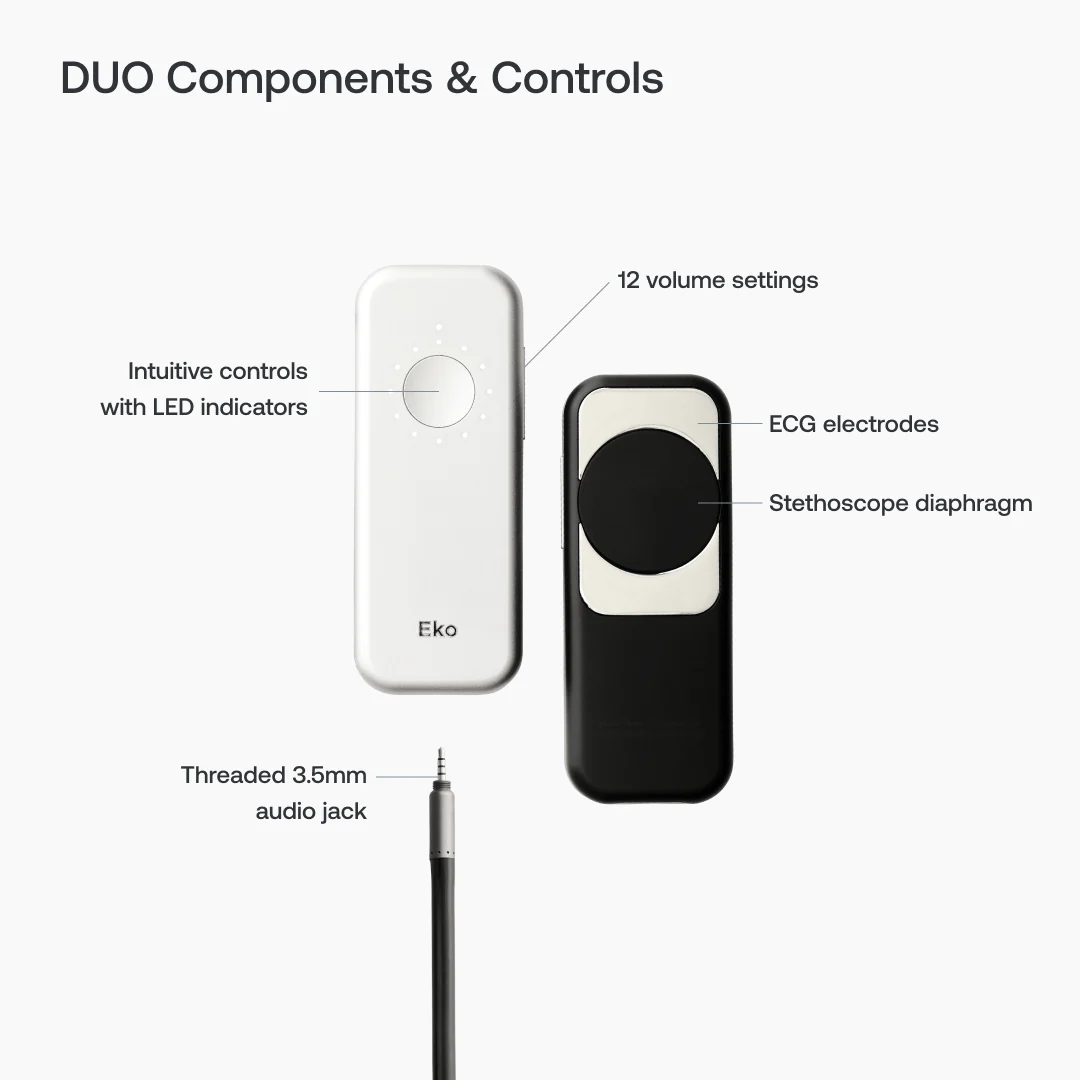 Eko DUO Digital Electronic Stethoscope and ECG with Bluetooth - Image 7