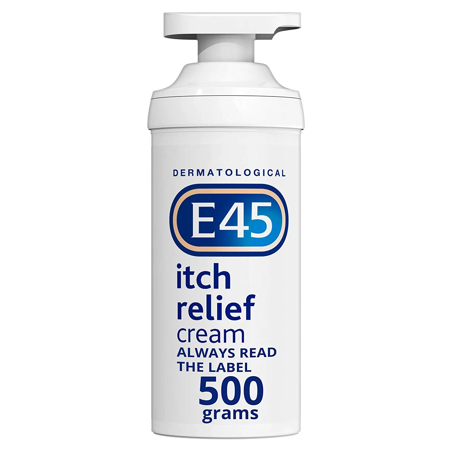 E45 Itch Relief Cream Pump - 500g