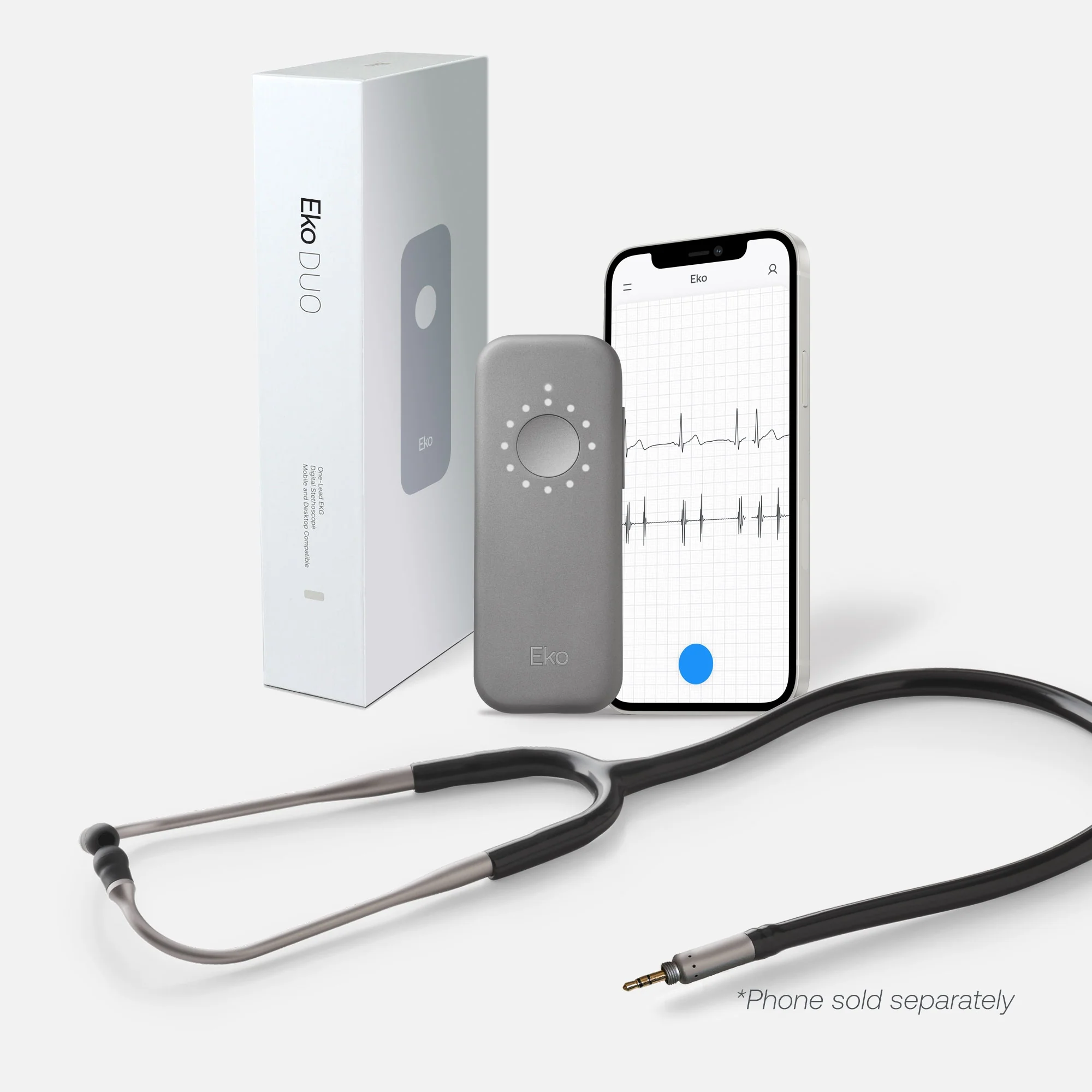 Eko DUO Portable ECG + Digital Electronic Stethoscope [Bluetooth] - Image 7