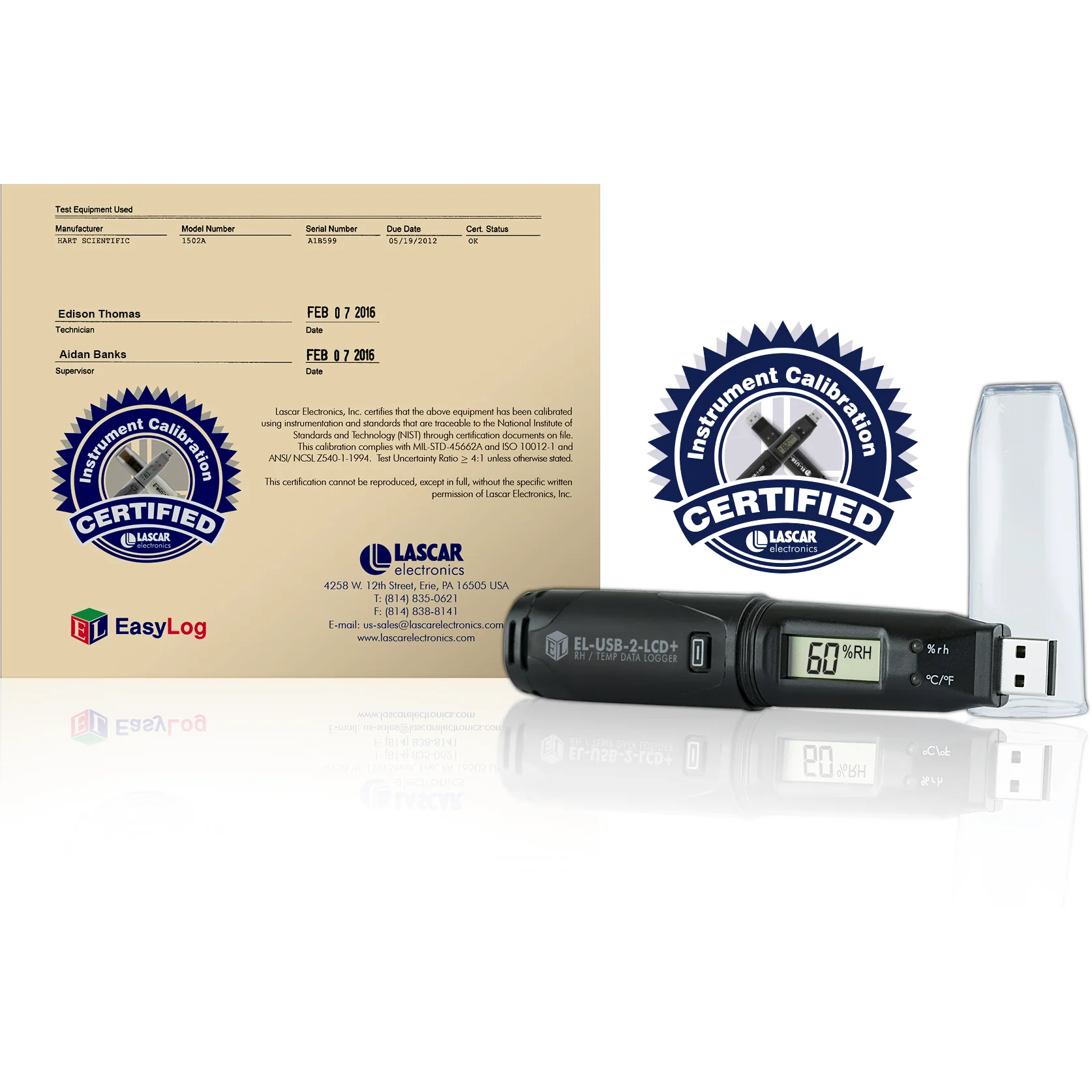 EL-SIE-1+ with Traceable Temperature Calibration