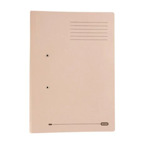 Elba Foolscap Spring Pocket File Buff - Box of 25
