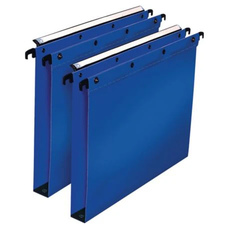 Elba Polypro Ultimate Suspension Files A4 Blue 30mm Base Heavy Duty - Box of 10