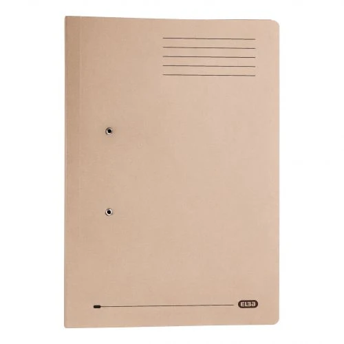Elba Stratford Spring Pocket File 320gsm Foolscap Buff (Pack of 25) 100090145