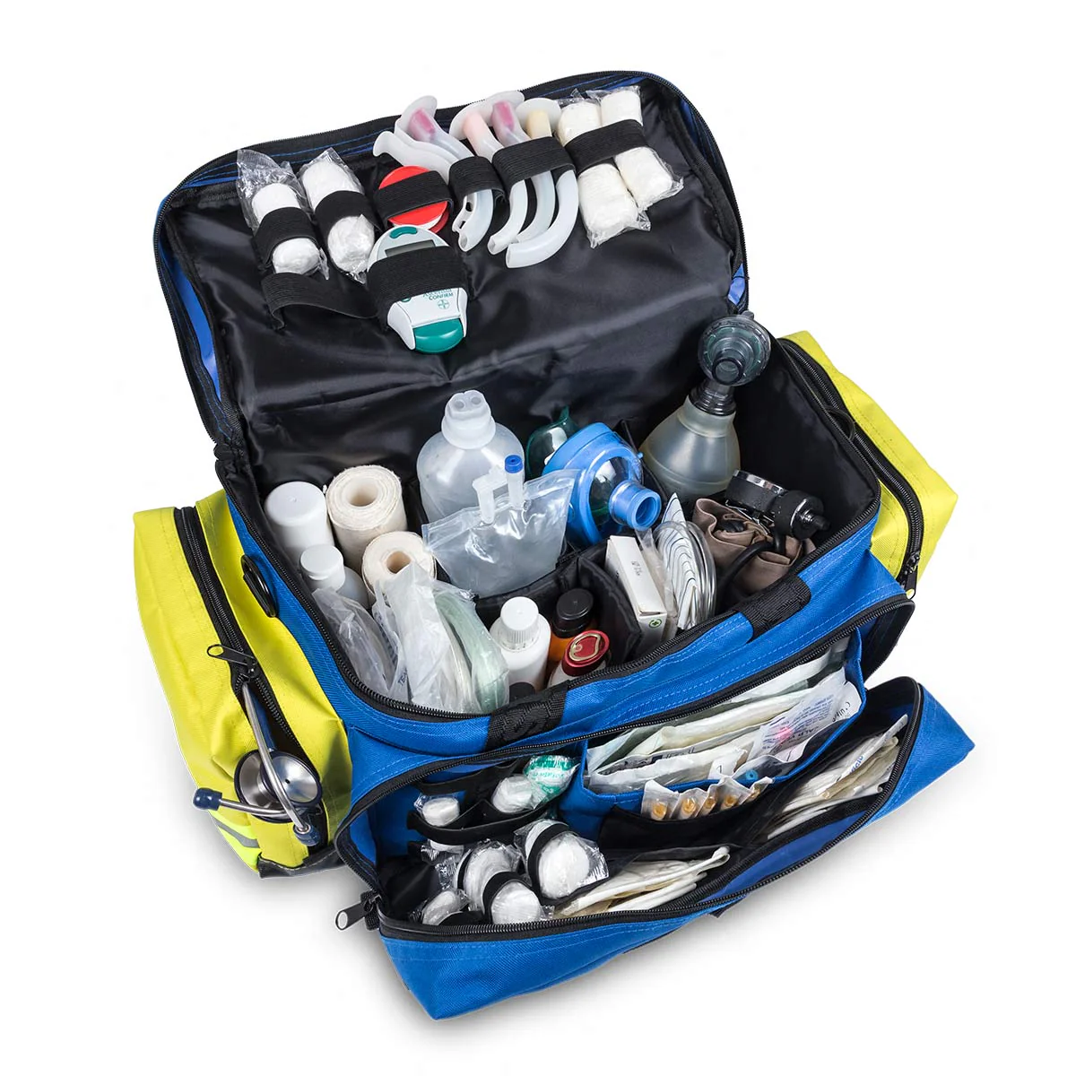 Elite Medium Capacity Emergency Bag - Blue/Yellow - Image 2