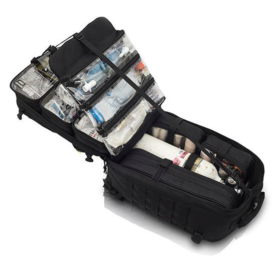 Elite PARAMED'S Rescue & Tactical Backpack - Black - Image 10