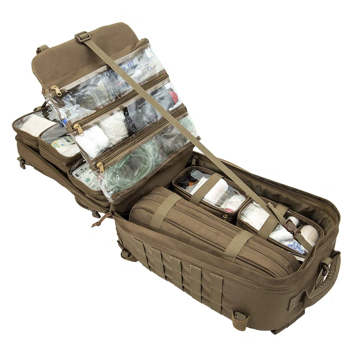 Elite PARAMED'S Rescue & Tactical Backpack - Coyote Tan - Image 5