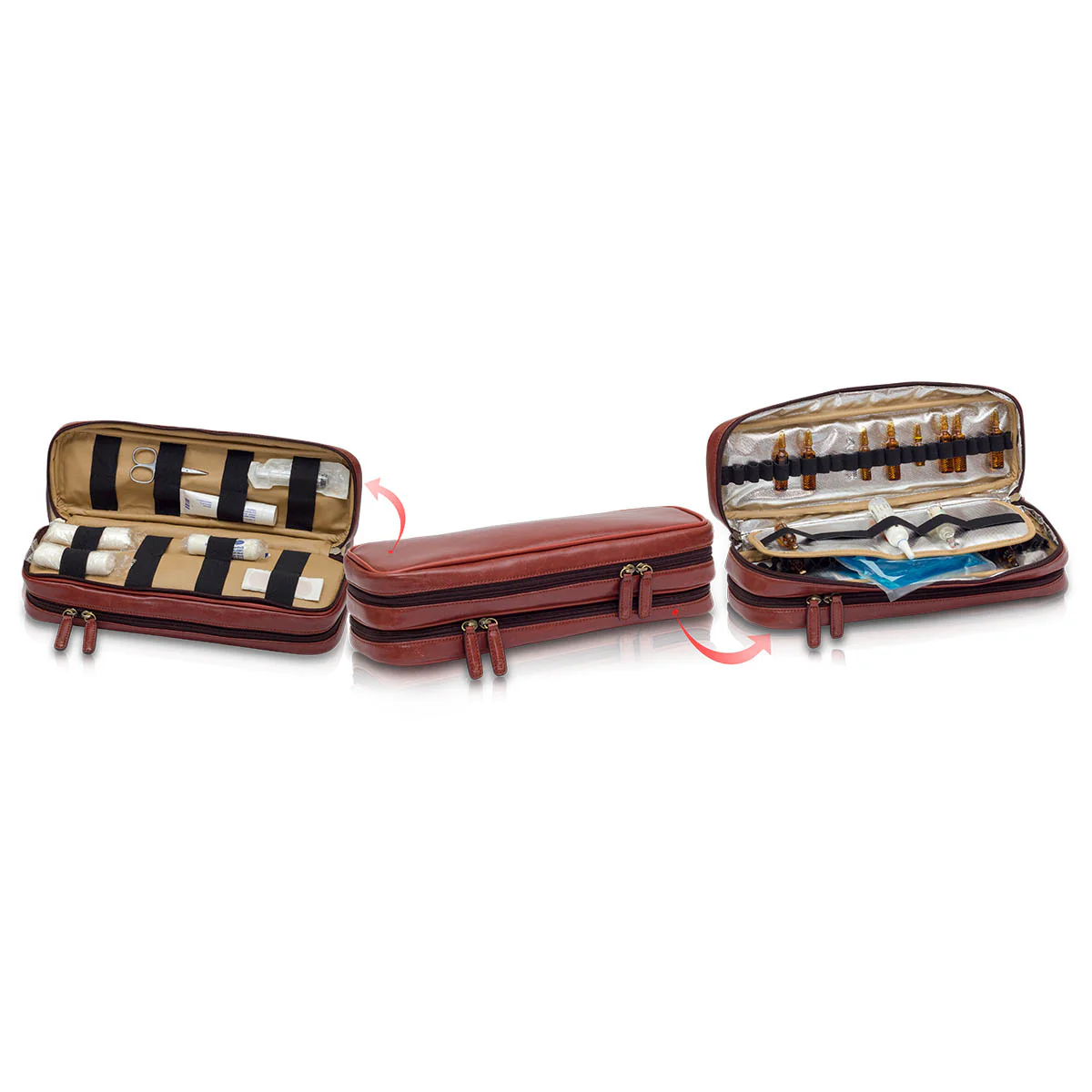 Elite Bags Traditional Doctors Bag - Brown Leather - Image 8