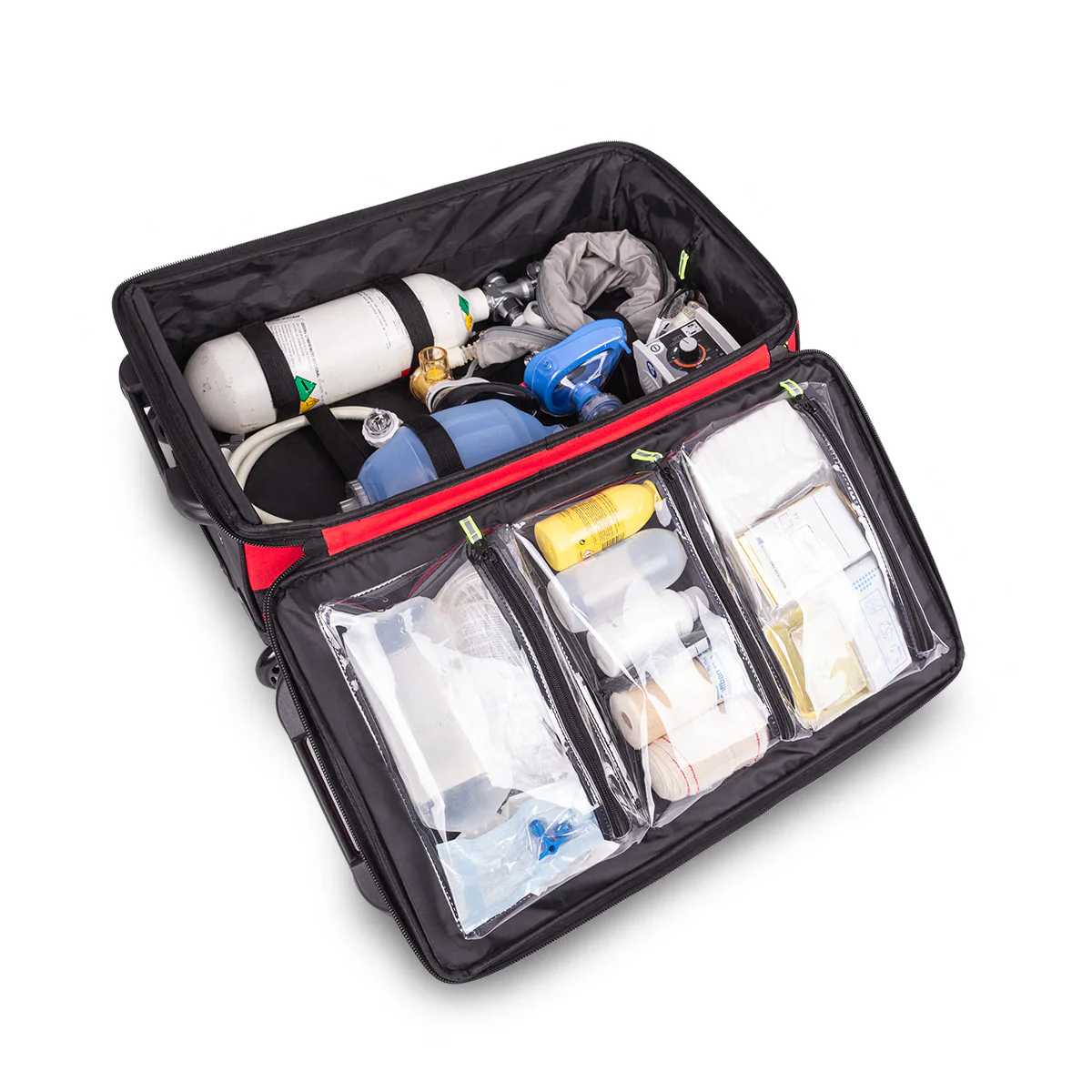 Elite Bags Emerair's Trolley Emergency Respiratory Bag - Red Polyamide - Image 8