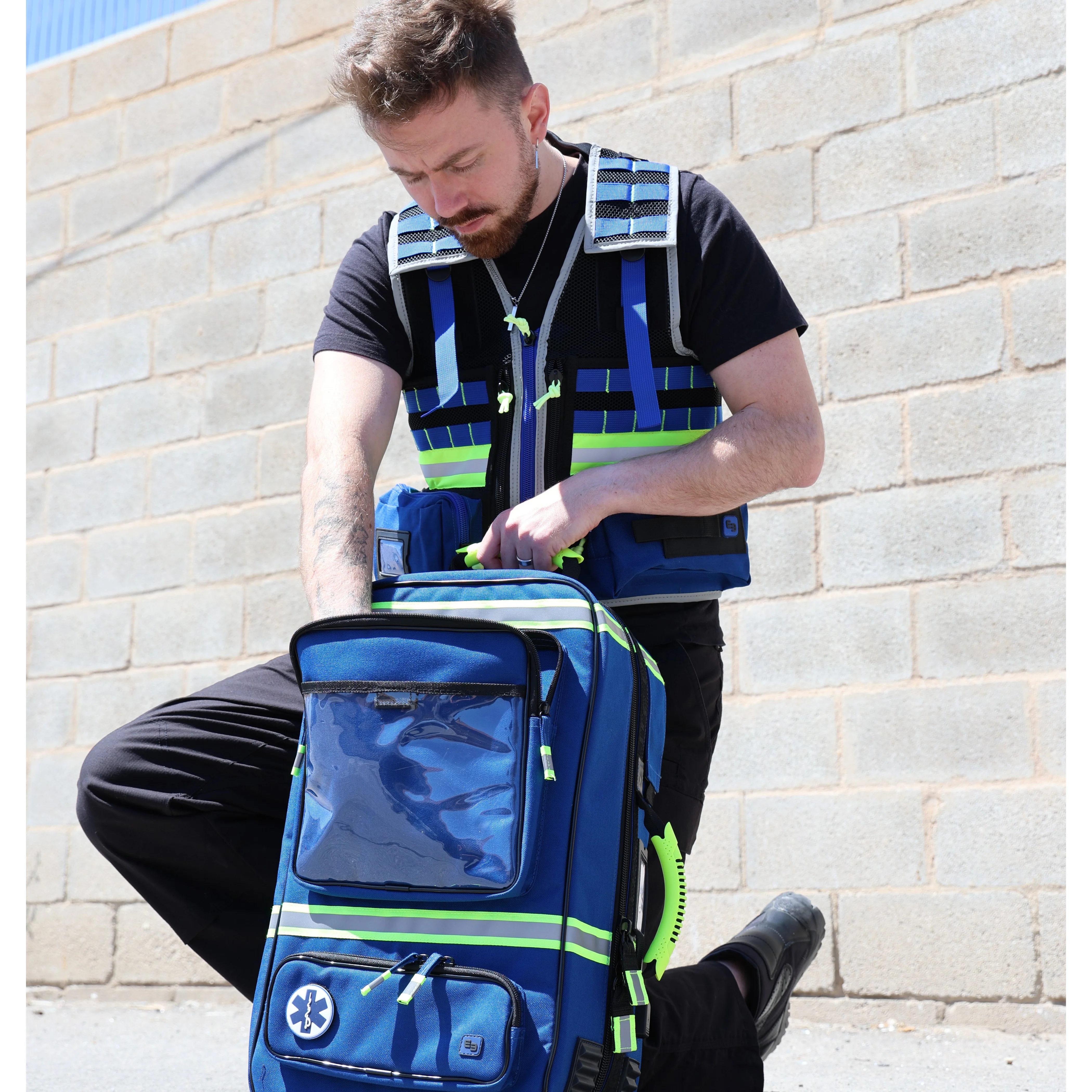 EMERAIR'S Advanced Life Support Emergency Briefcase (ALS) - Blue - Image 11