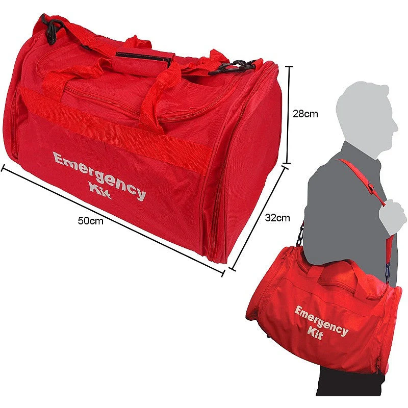 Emergency Trauma Kit in Red Emergency Bag - Professional- BAG ONLY - Image 2