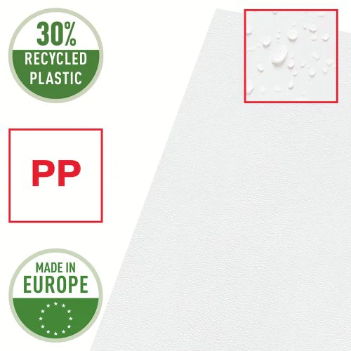 Esselte Embossed Folders A4 Clear (Pack of 100) - Image 3