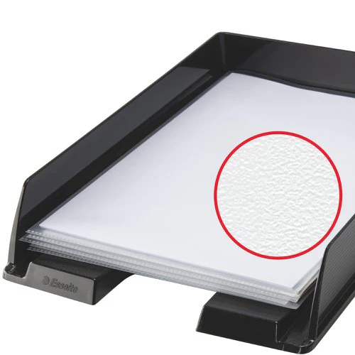 Esselte Embossed Folders A4 Clear (Pack of 100) - Image 4