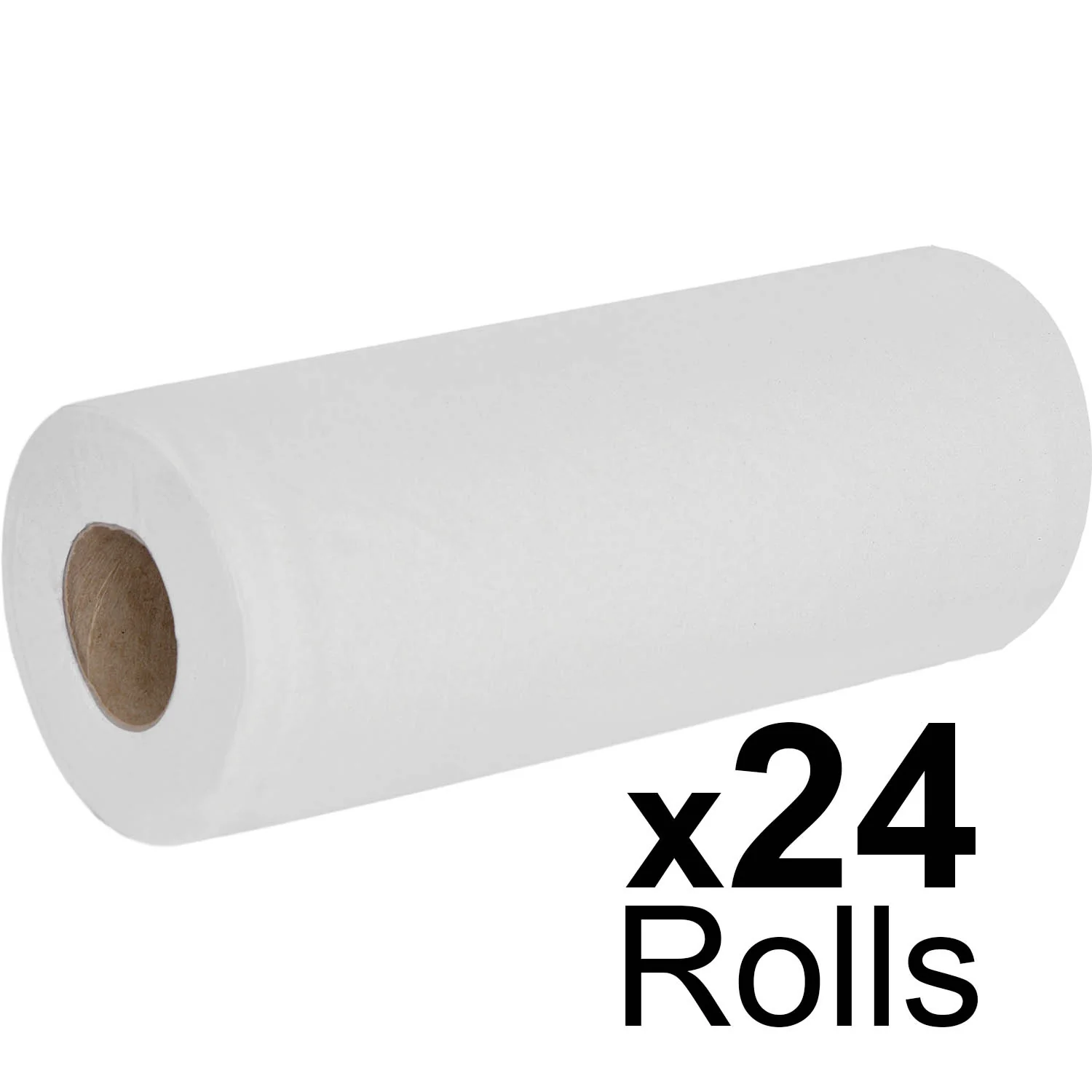 Essentials White Couch Roll 10" - 2ply - 40m x 250mm - Case of 24 - Image 2