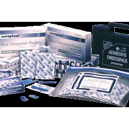 Europlast Blue Detectable Assorted Plasters per Pack of 10
