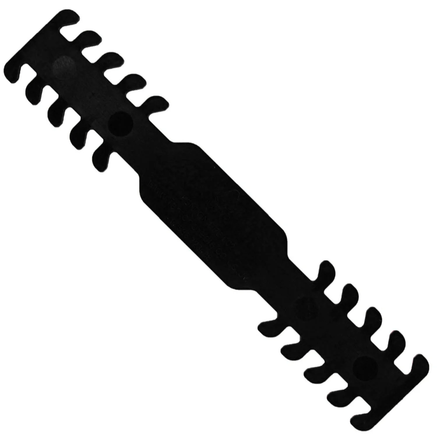 Face Mask Strap Fastener Ear Guard - Black - Pack of 5 - Image 3