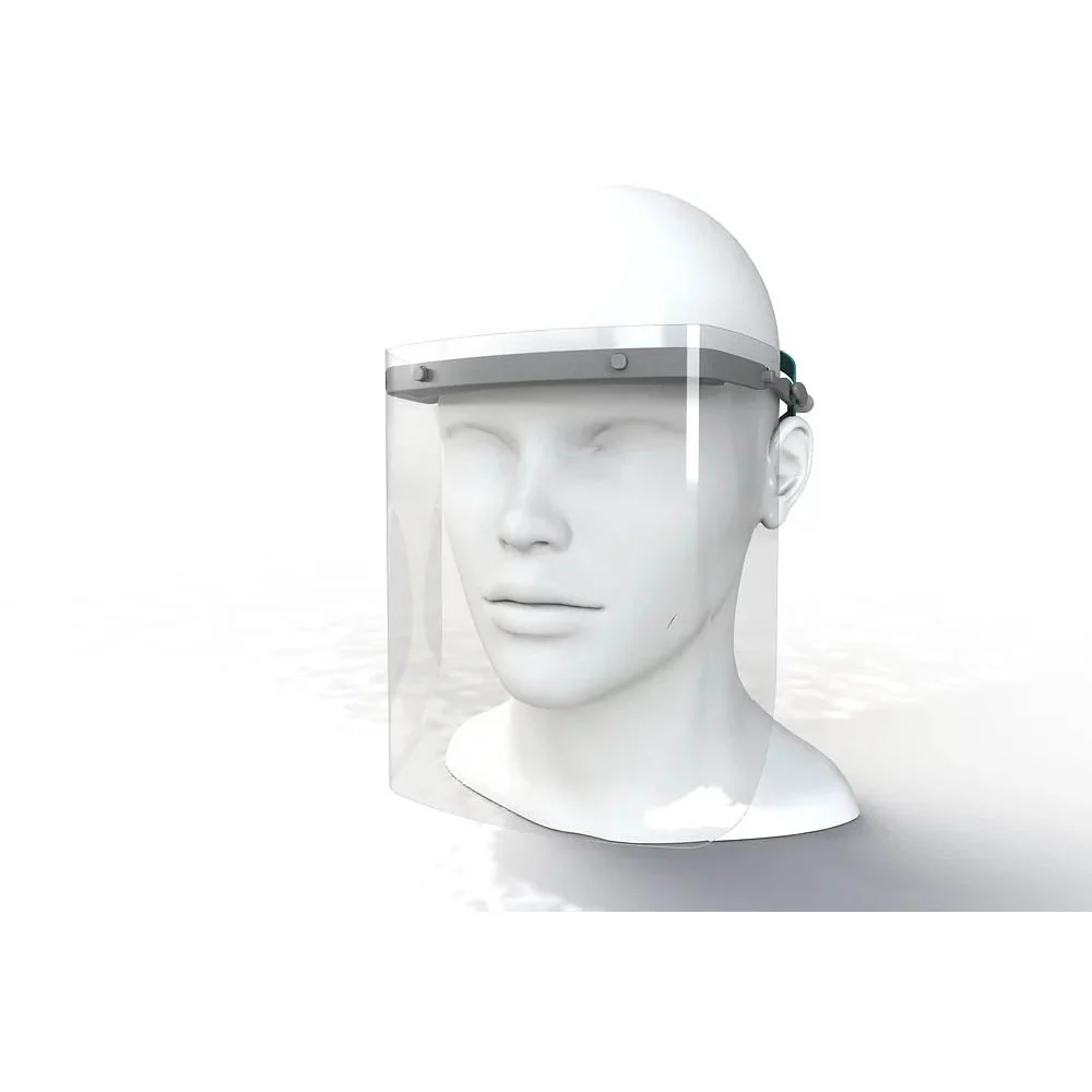 Face Shield x1 - Grey [EN166] [Reusable] [Replaceable Visor] - Image 2