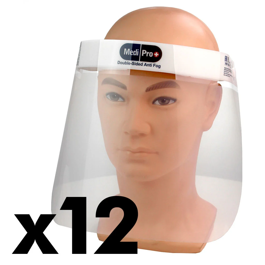 Face Shield Visor - Pack of 12 Visors - [EN166 - CAT II] - Image 4