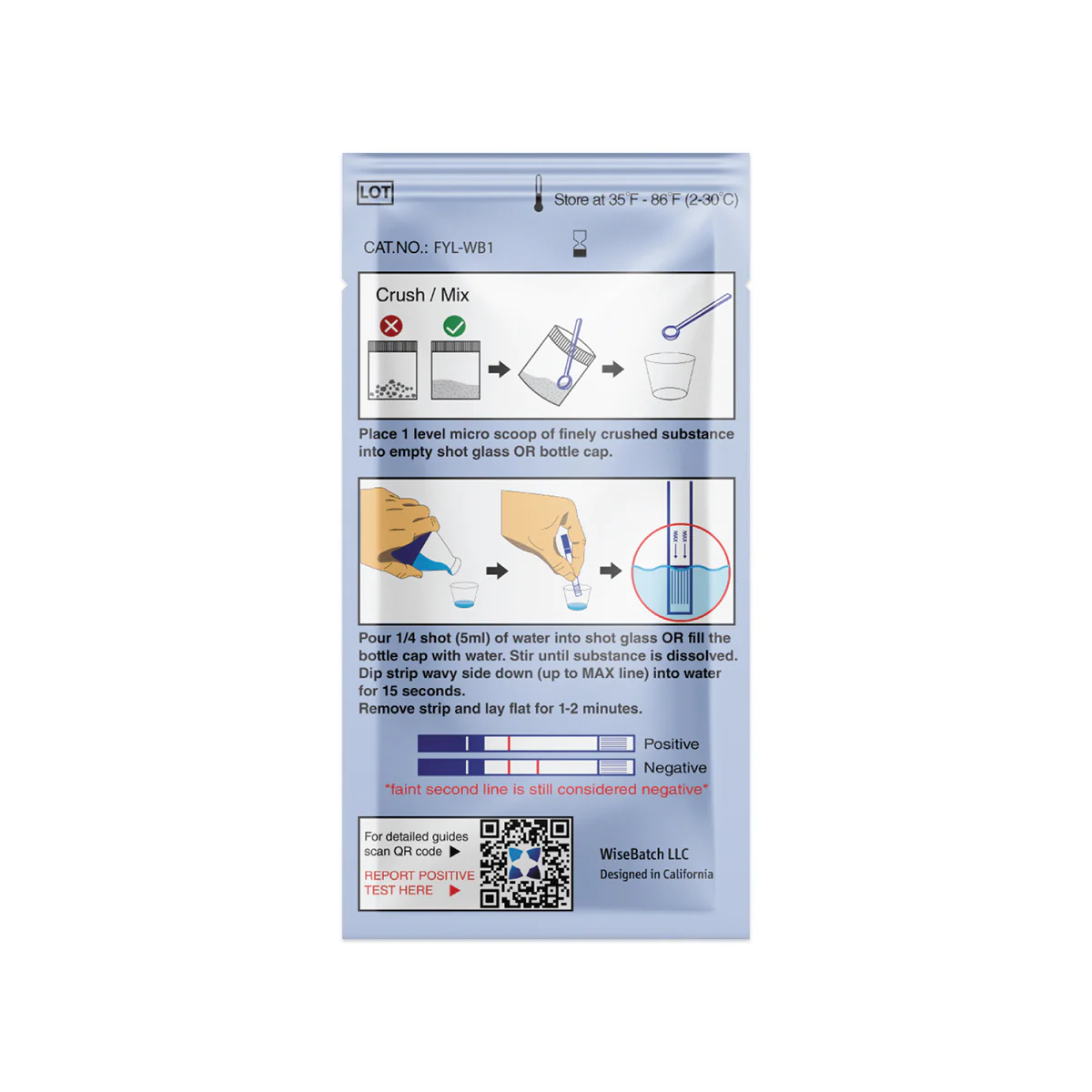 Fentanyl Test Strip - Single - Image 2