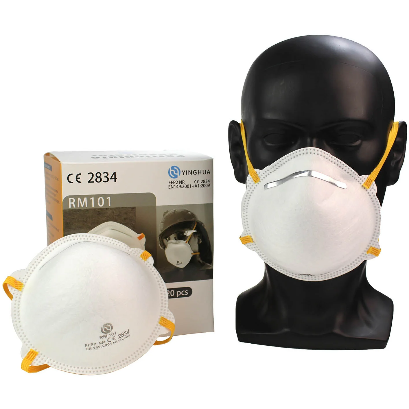 FFP2 Moulded Cup Respirator Face Mask x 20 - CAT III PPE Certified - Image 7
