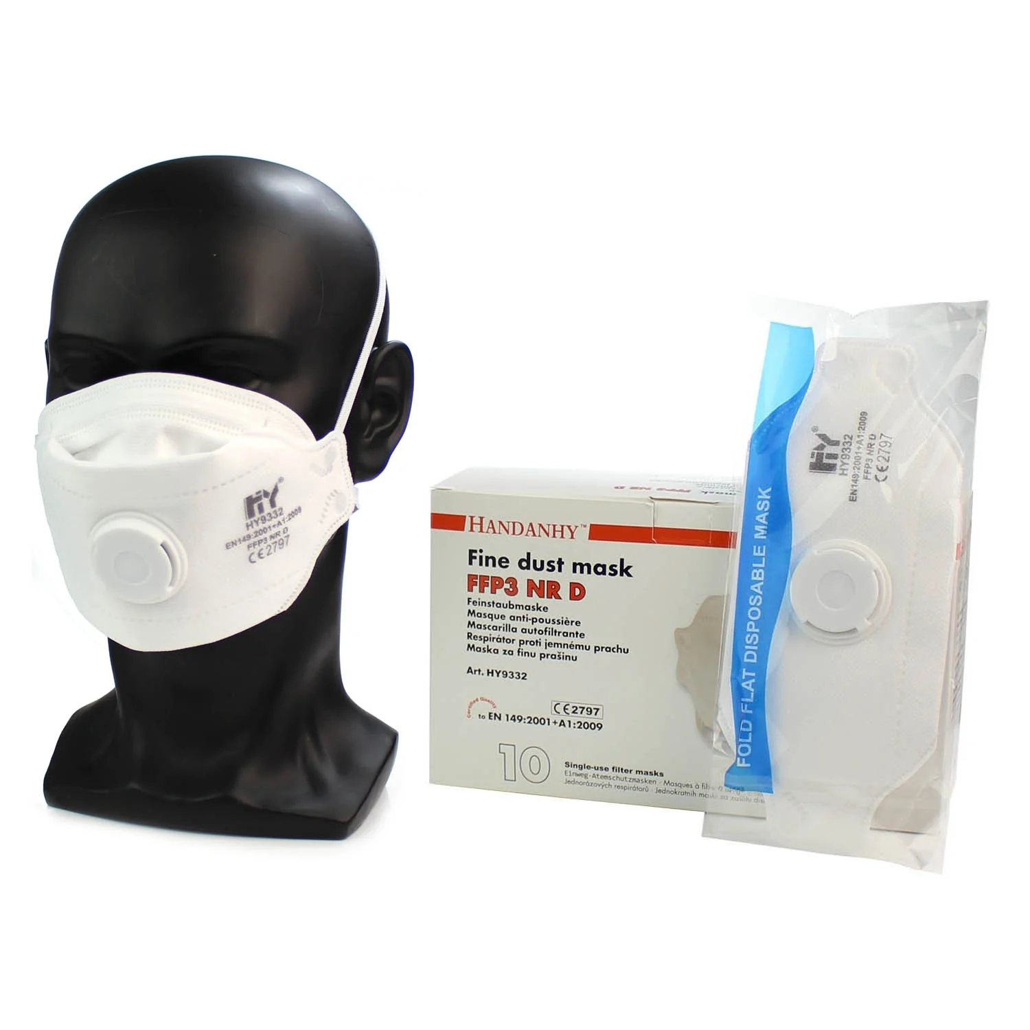 FFP3 Face Mask x 10 [Valved]