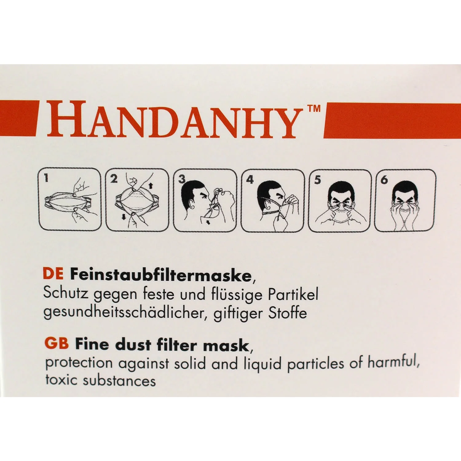 Handanhy FFP3 Face Masks - Box of 20 - Image 4
