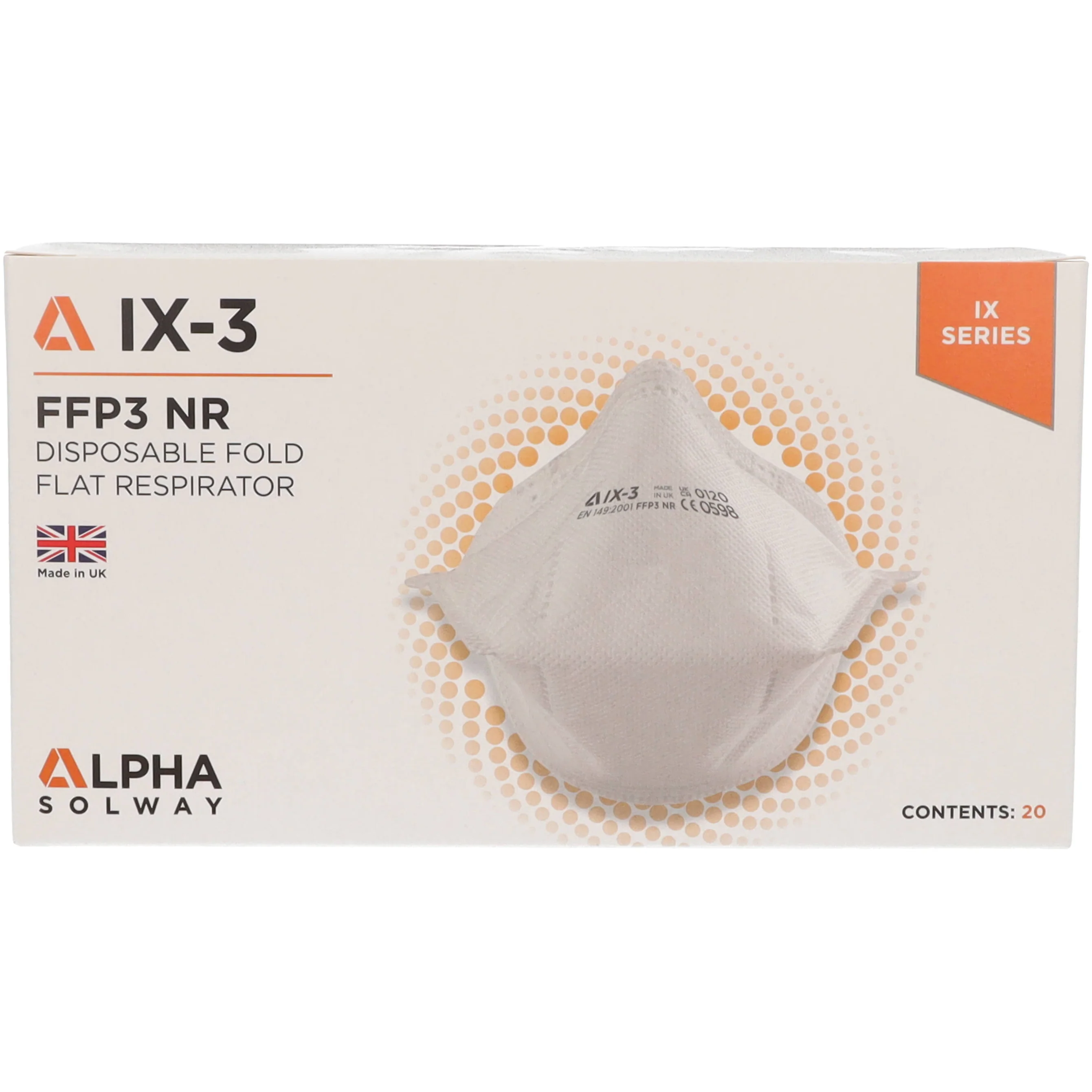 FFP3 Face Mask - Alpha Solway - Box of 20 - Image 6