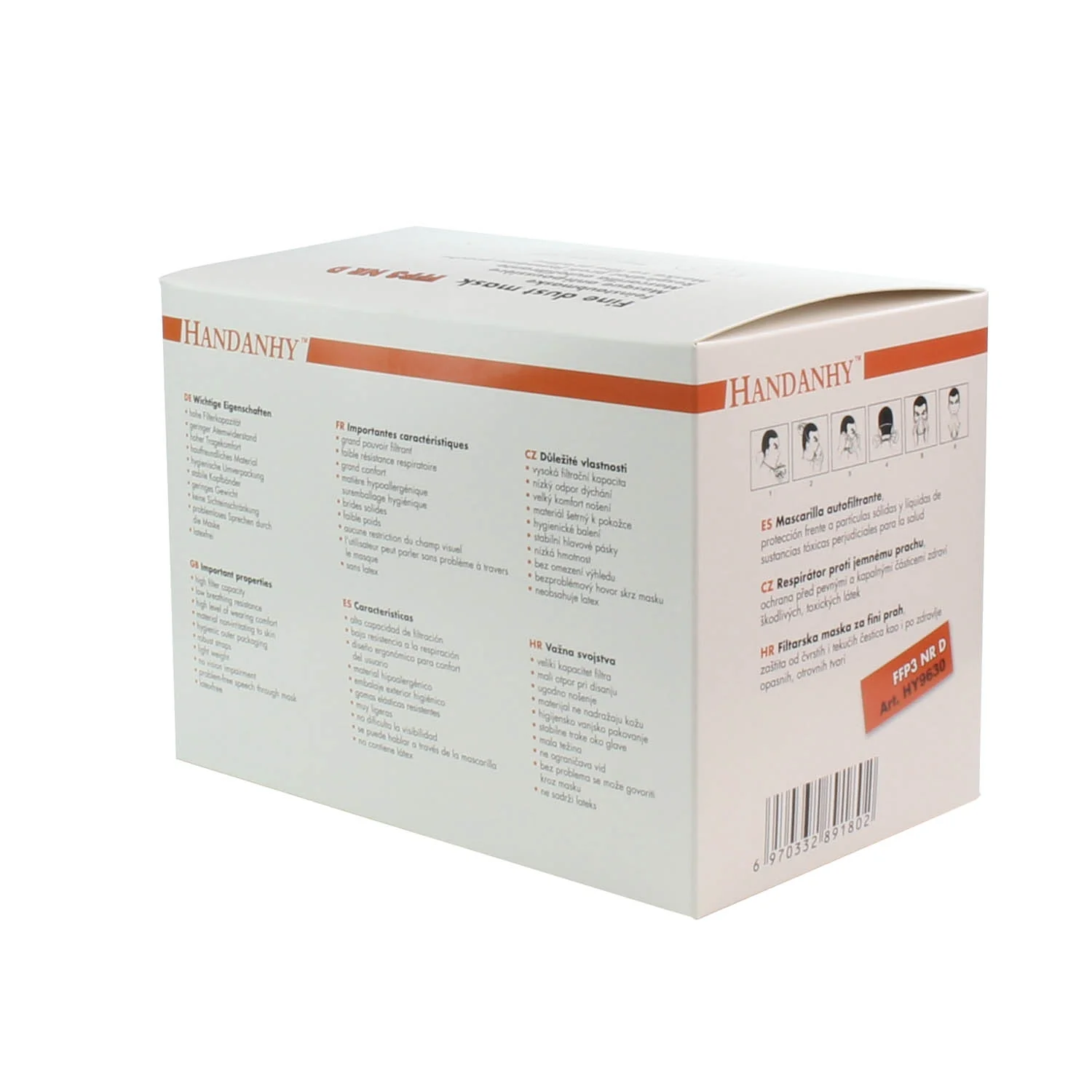 FFP3 Unvalved Face Masks x 10 - Clearance - Image 6