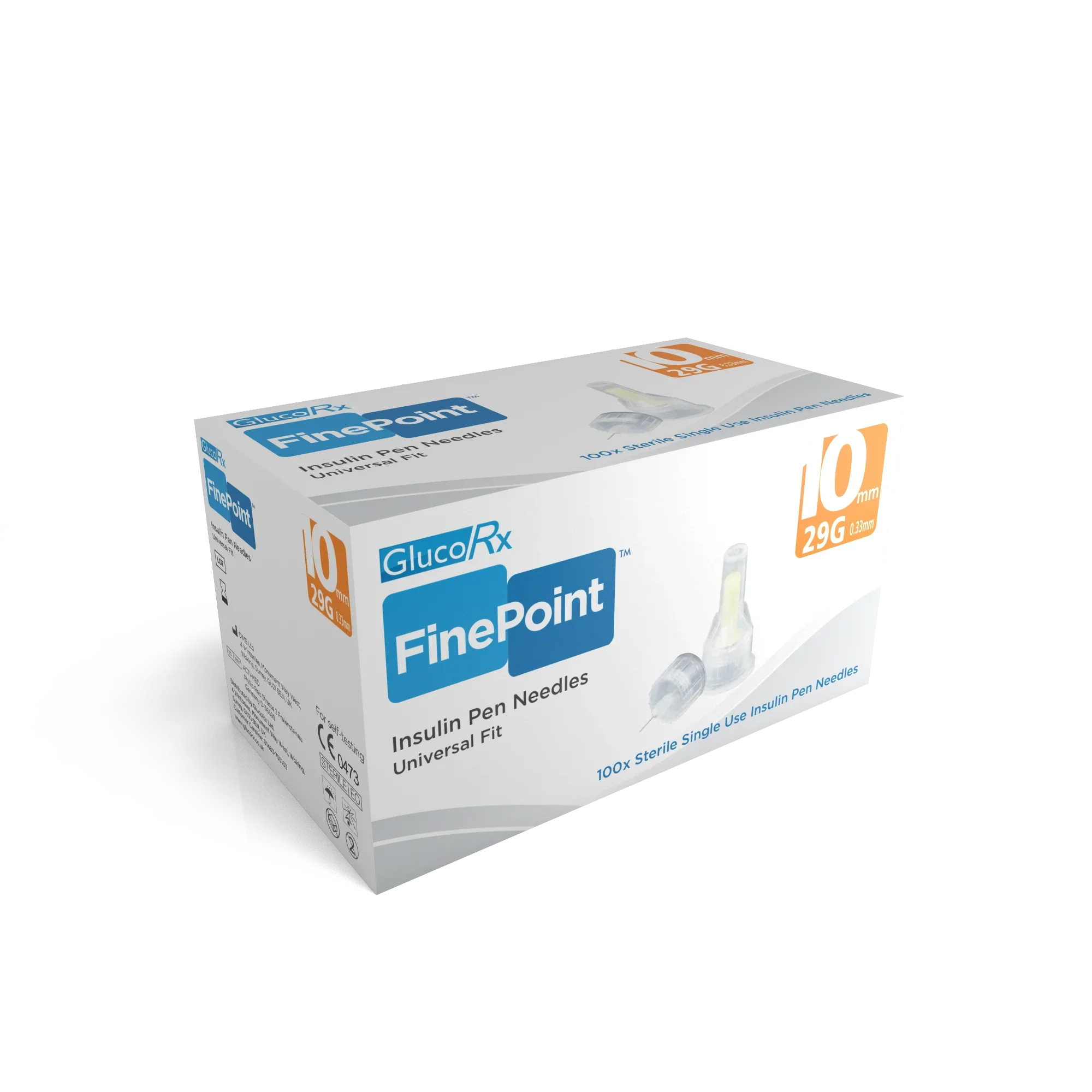 Finepoint Pen Needles - 10mm/29G - box of 100