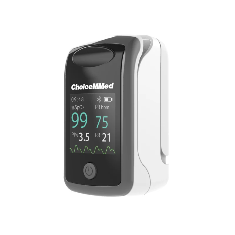 Fingertip Pulse Oximeter with Bluetooth, Perfusion Index and Respiratory Rate Function - Image 3