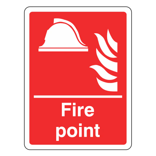 Fire Point Sign- CLEARANCE