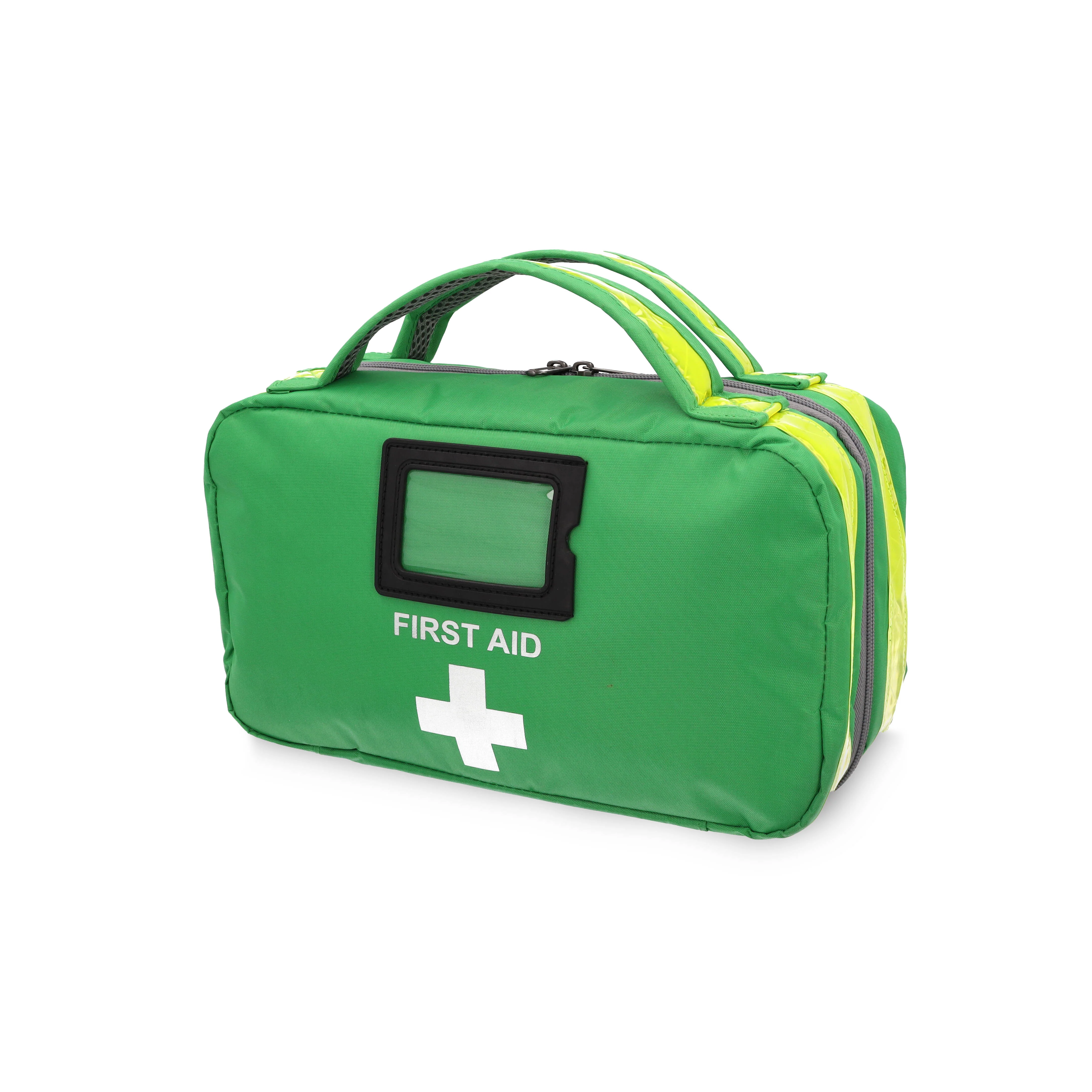Small First Aid Travel Bag with Reflective Strips - empty - Image 6