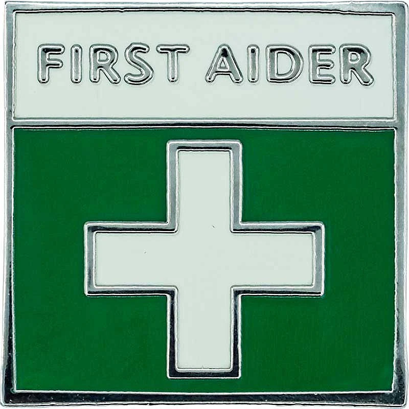First Aider Badge - Metal