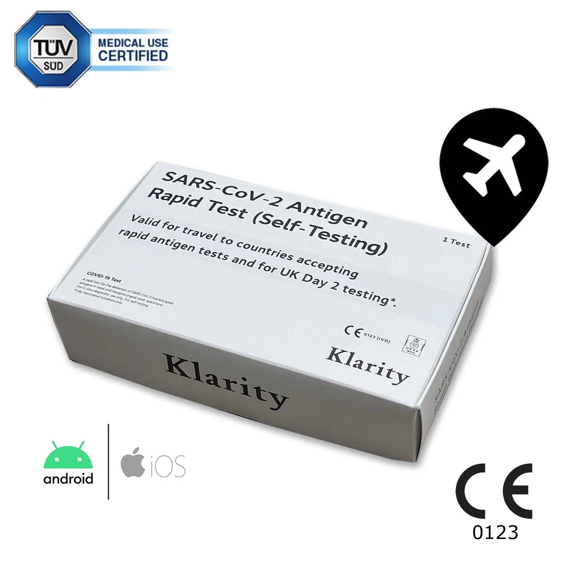 Fit to Fly / Day 2 Covid Test - Single x1 Certificate