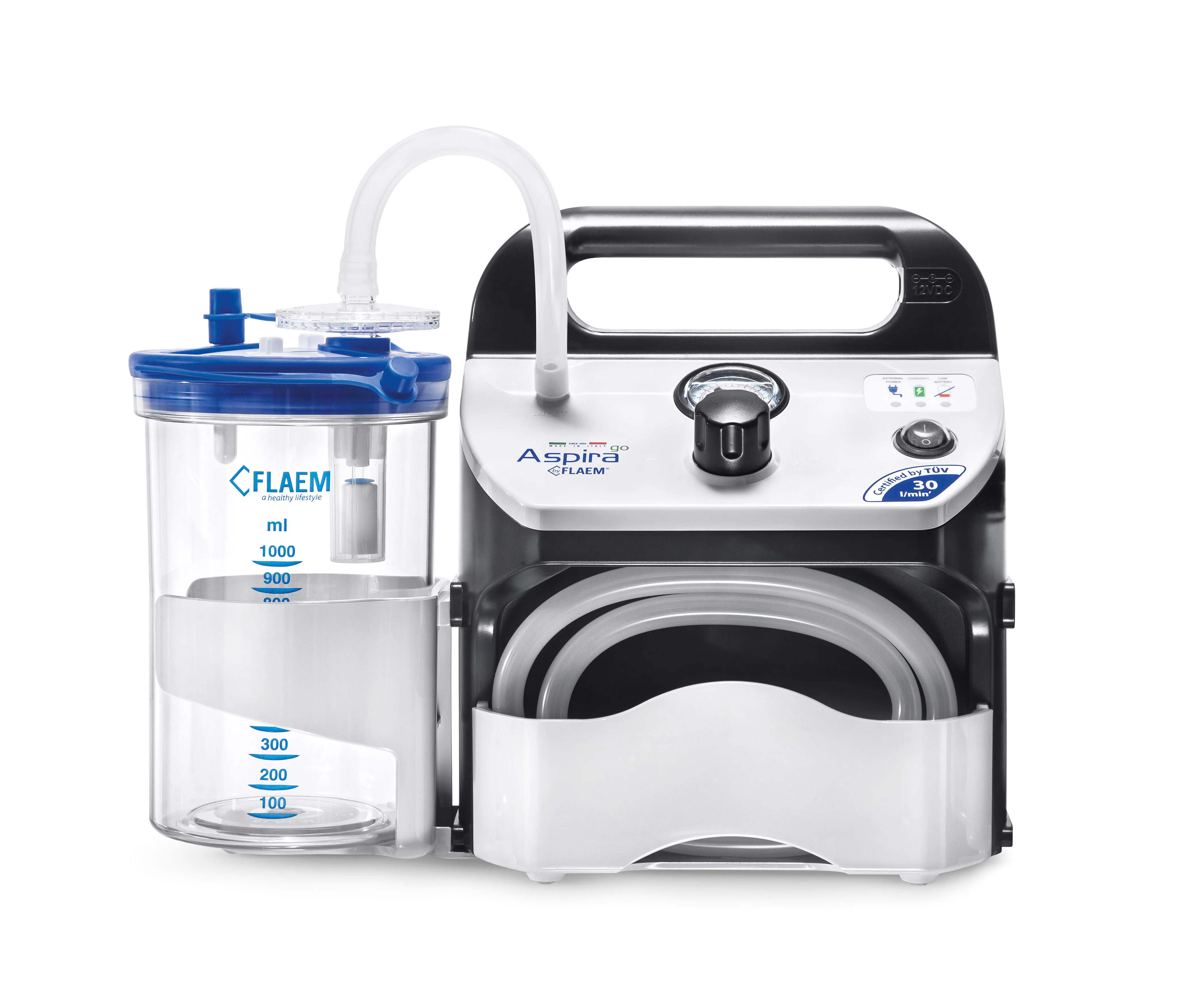 Flaem Aspira Go 30 Professional Battery Operated Portable Suction Unit (AR31P00)