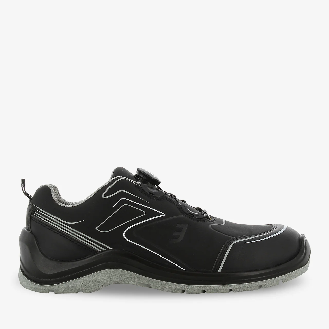 Flow Low Unisex Safety Shoes with Twist Lock - Black - Image 8