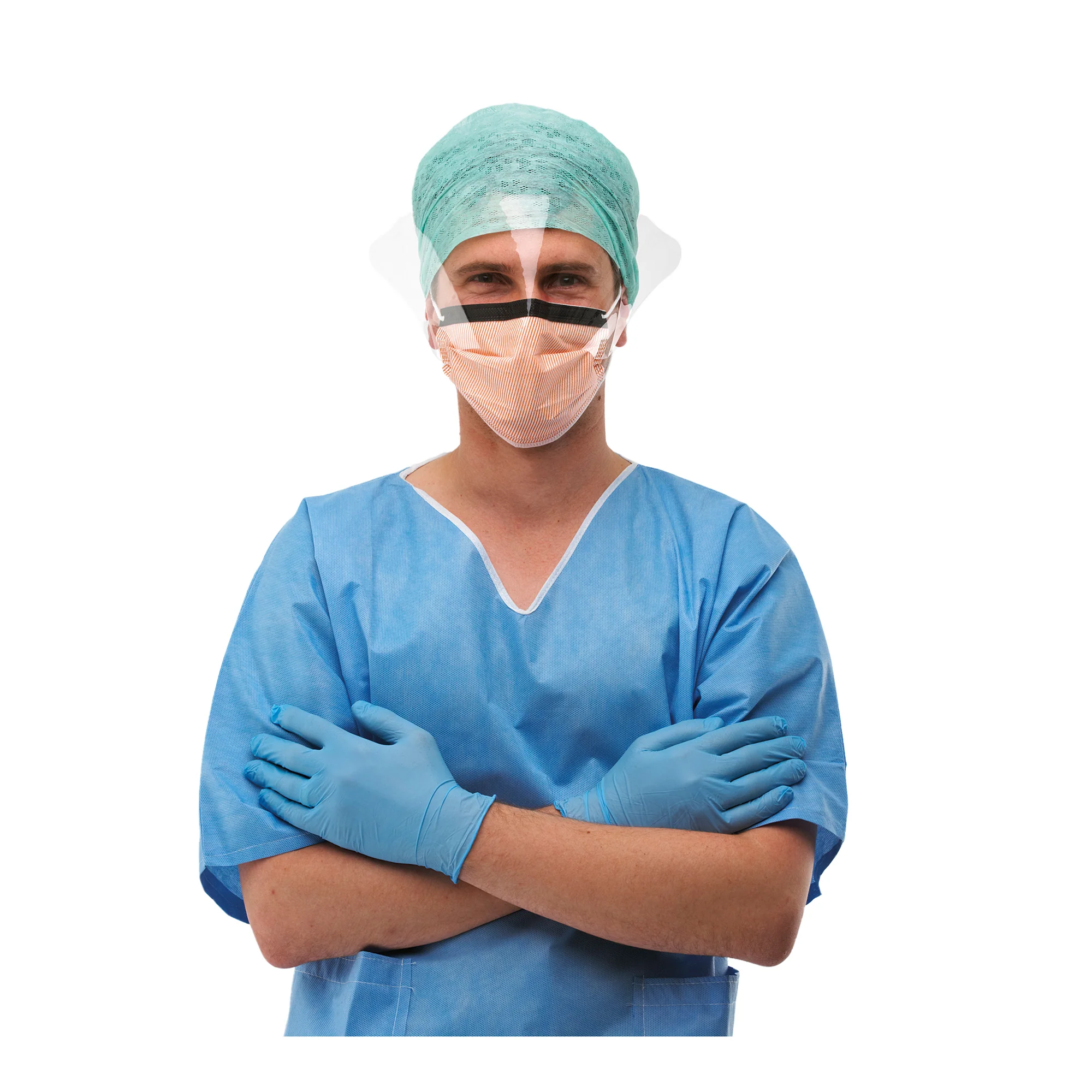 FluidProtect Face Mask/Visor Type IIR (Loops) x100 - Image 4
