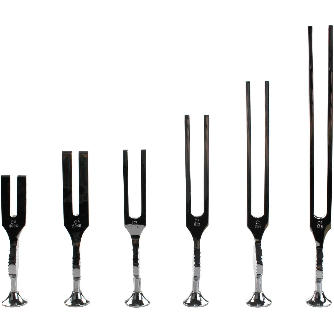 Gardiner Brown Tuning Forks - Set of 6 in case - Image 2