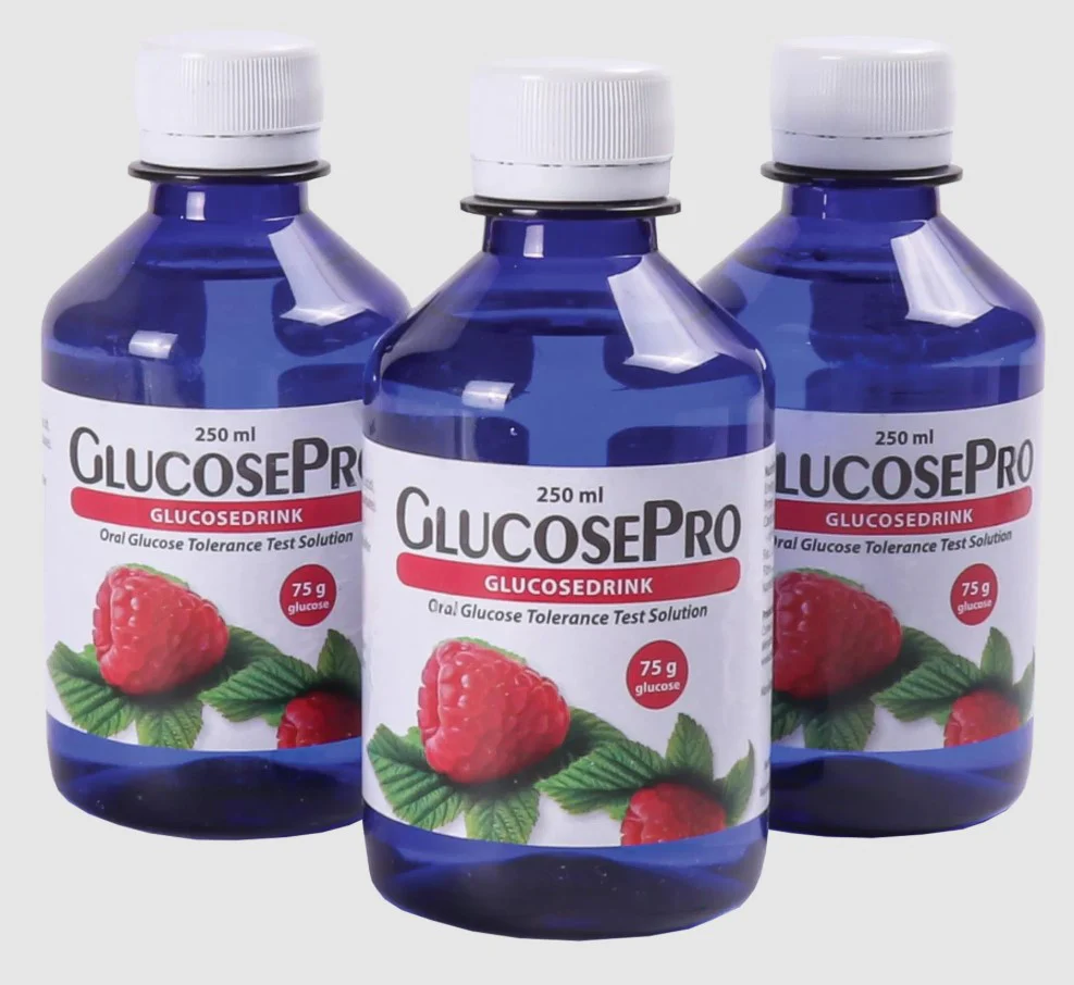Glucose Pro - Oral Testing for Diabetes Tolerance - Case of 24 Bottles - CLEARANCE ITEM DUE TO SHORT EXPIRY DATE