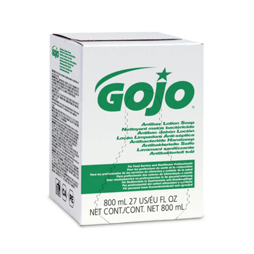 GoJo Antibacterial Bag-in-Box Soap- 800ml - Case of 6