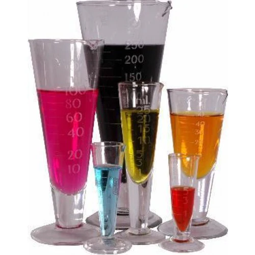Government Stamped Glass Conical Measure - 50ml 18 Graduations - Single