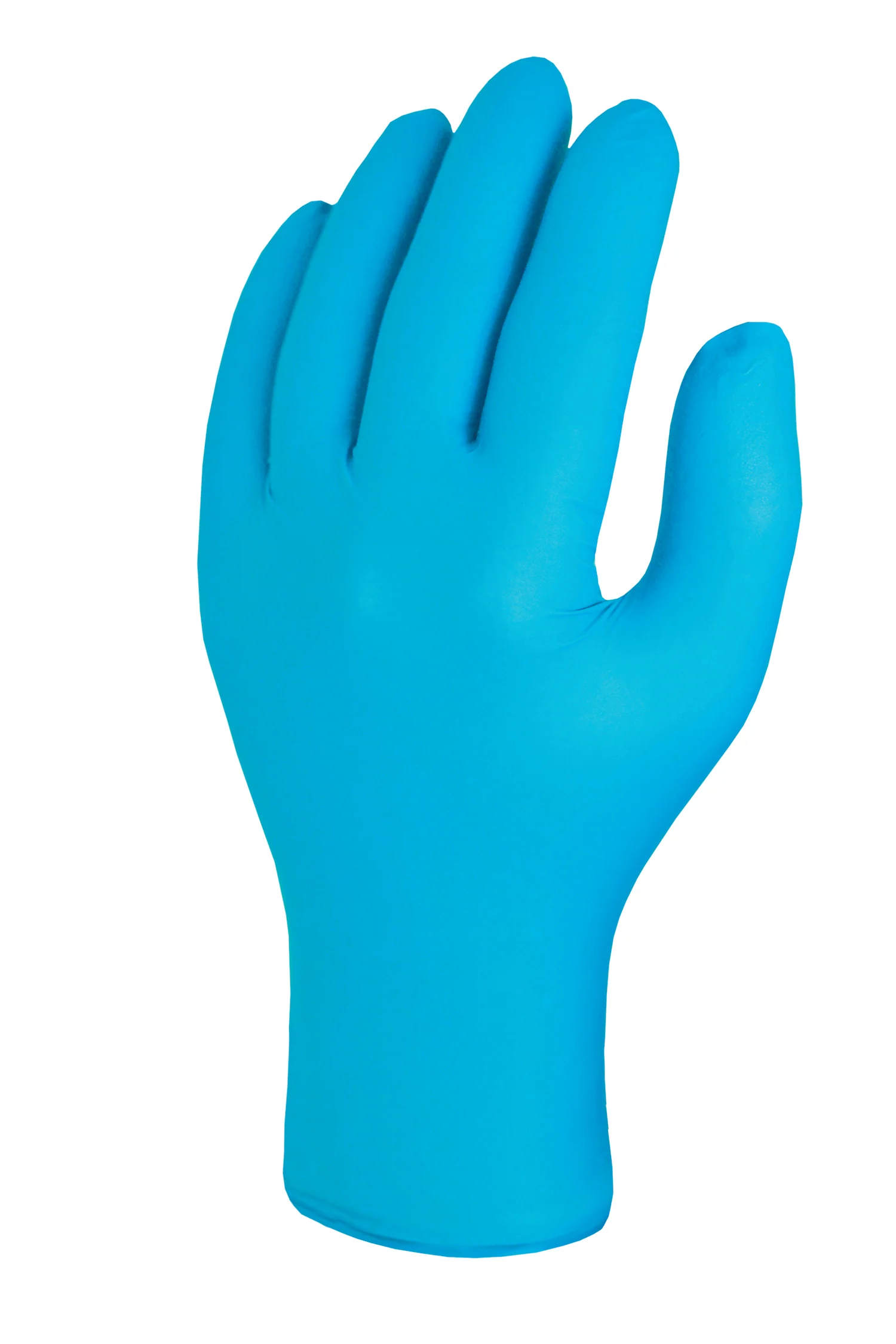 Haika NX510 Blue Nitrile Examination Gloves- Box of 100 Gloves - Large - Image 2