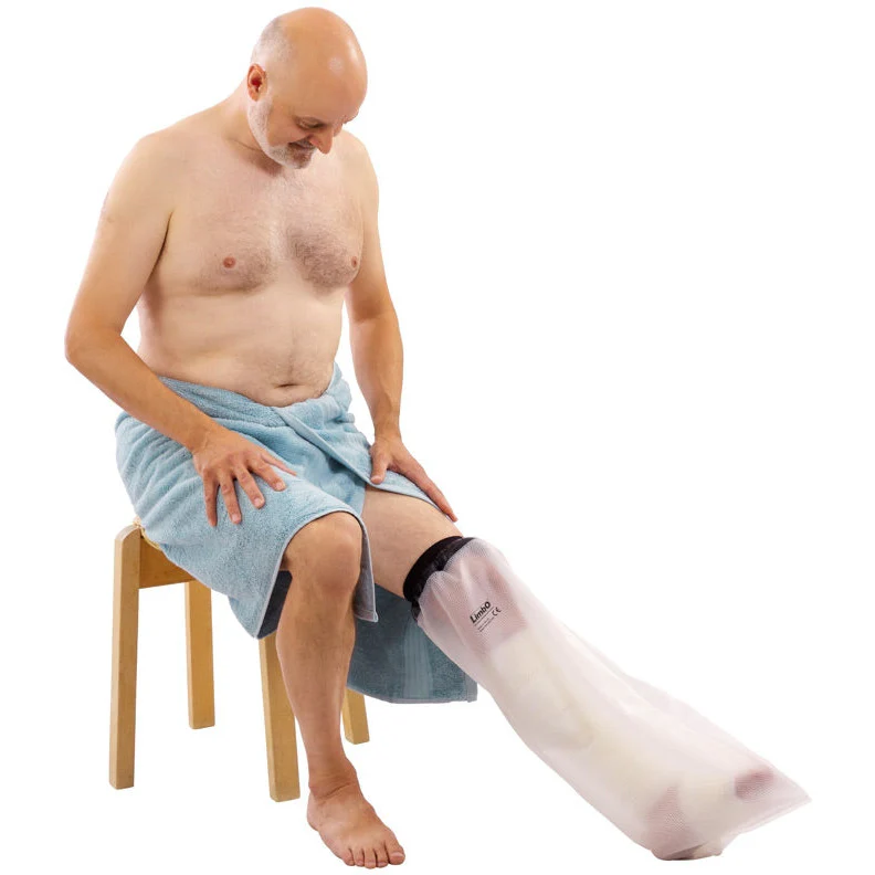 Half Leg Cast & Dressing Waterproof Protector – Long - Image 3