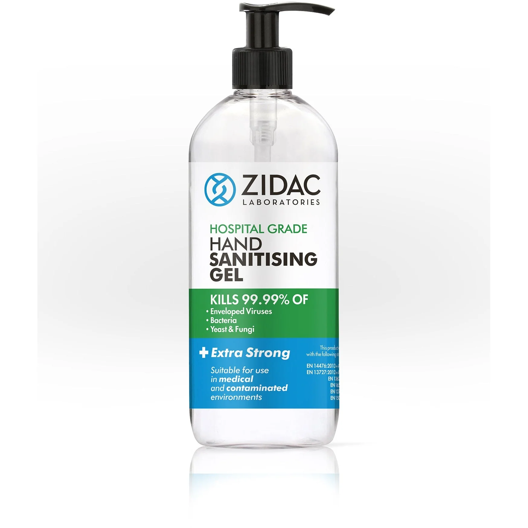 Zidac Hospital Grade Hand Sanitising Gel - 500ml