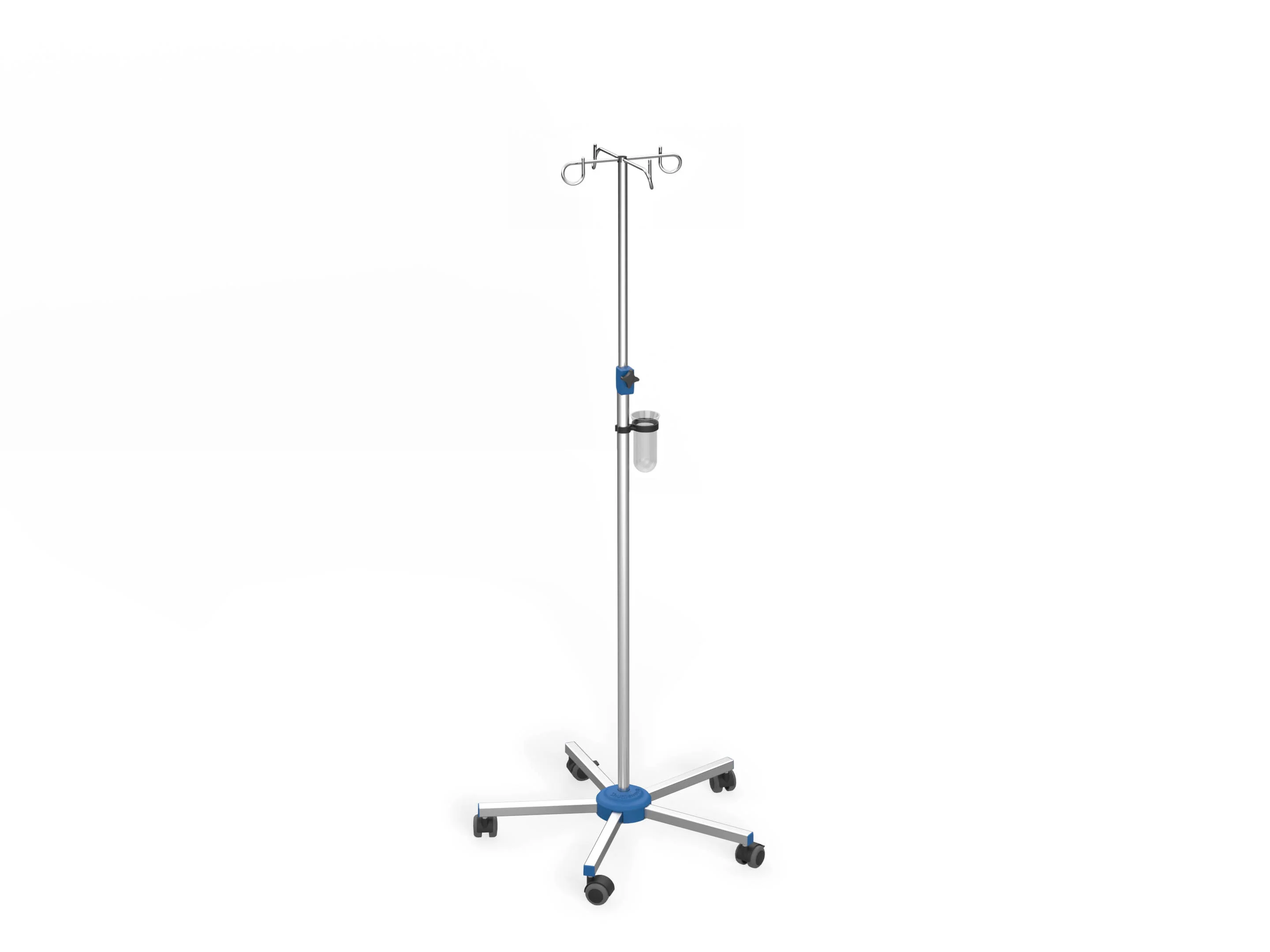 Height Adjustable IV Drip Stand - Mobile - Image 3