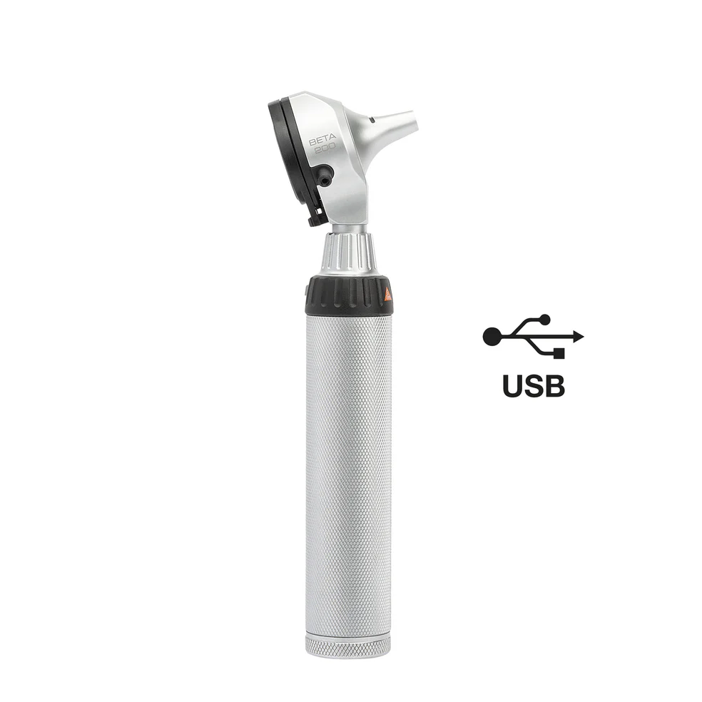 HEINE BETA 200 F.O. Otoscope set with USB charging
