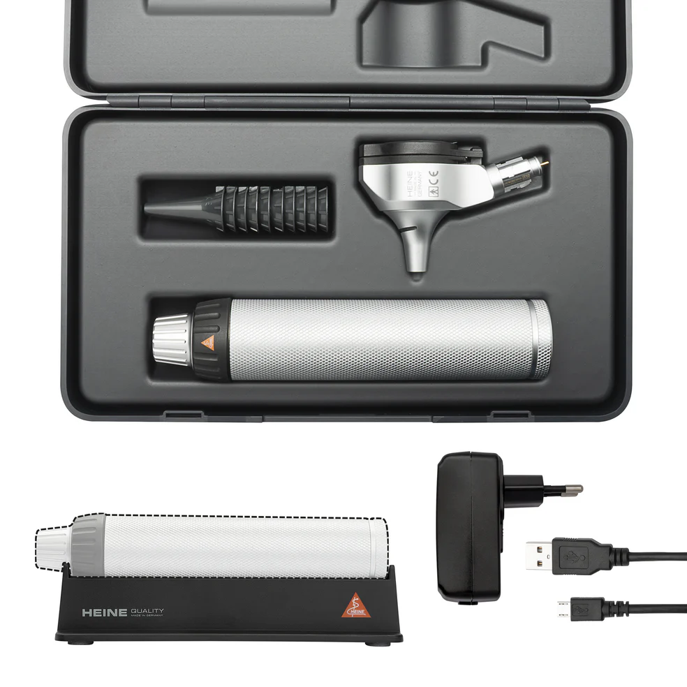 HEINE LED Ophthalmic Student Set "Mobile" - Beta 200S LED Ophthalmoscope & LED Retinoscope - Image 2